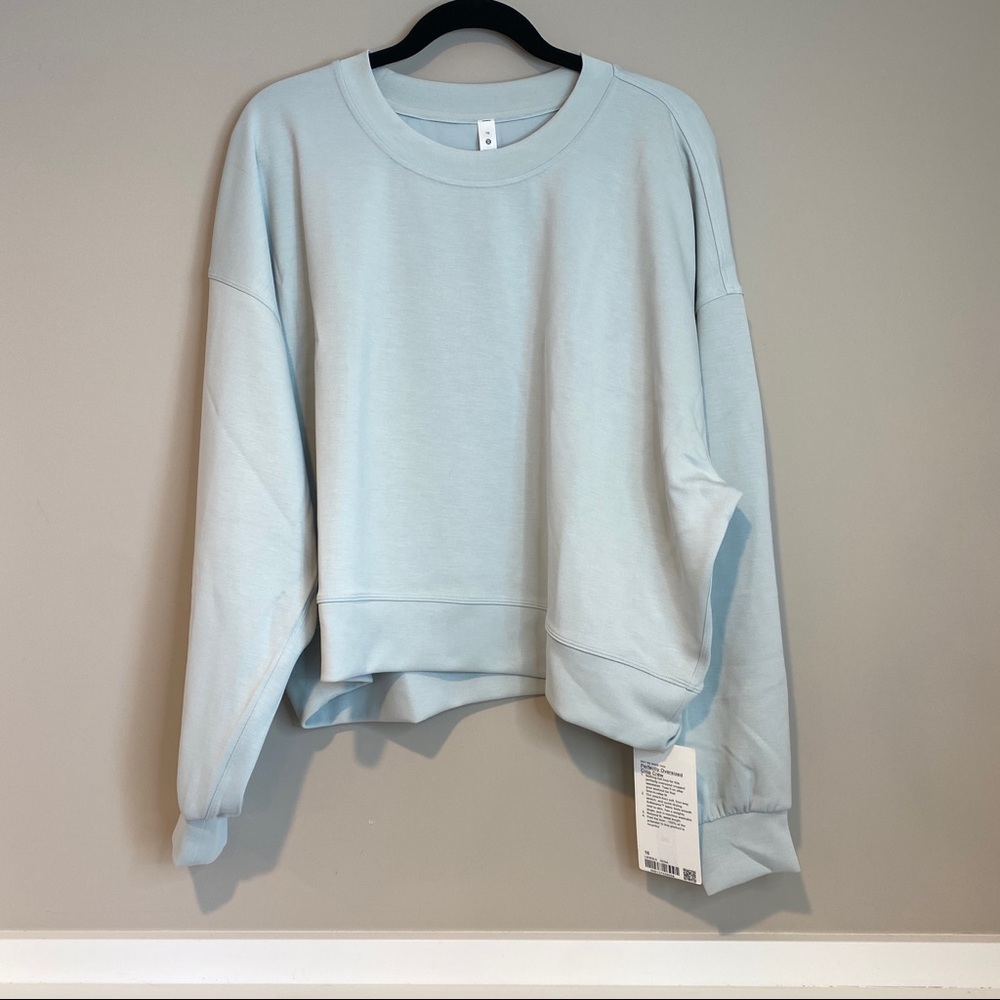 NWT Lululemon Perfectly Oversized Cropped Crewneck Sweatshirt - SO Soft!